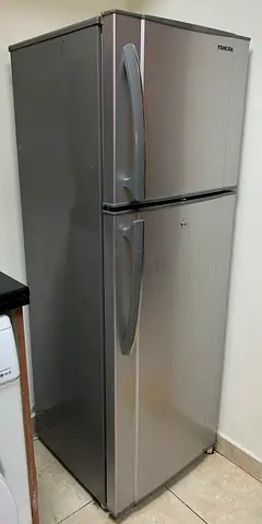 Used nikai Top Freezer Refrigerator - Silver, Good Working Condition