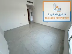 First-time occupancy on Ajman Corniche – Master bedroom and living room with a balcony and an open