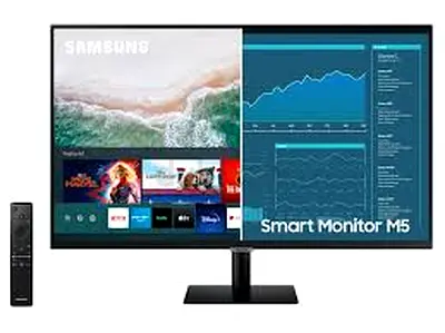 Samsung M5 27 Inch IPS Full HD Smart Apps Remote Air Play Monitor