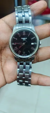 Pre-owned Tissot Men's Stainless Steel Watch, Quartz, Date Display