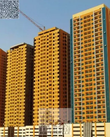 شقة غرفتي نوم وصالة | مطبخ مغلق | حمام ملحق | برج "بارادايس ليك" (Paradise Lake) - المبنى B9