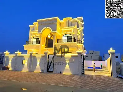 فيلا فاخرة بمسبح للبيع في الحليو 2 – عجمان | 5 غرف + مجلس + صالتين + روف | تملك حر لجميع الجنسيات، والسعر شامل رسوم التسجيل وقابل للتفاوض — فرصة مم