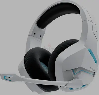 Brand New BINNUNE BW01 Wireless Gaming Headset - White/Blue (Unused in Box)