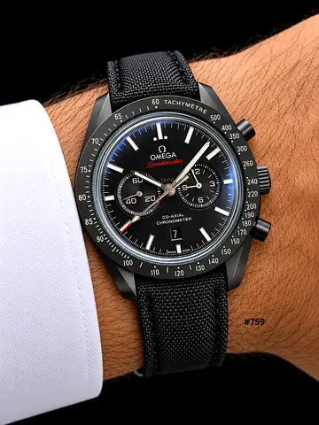Omega Speedmaster Co‑Axial Chronometer Men's Watch - Black Ceramic