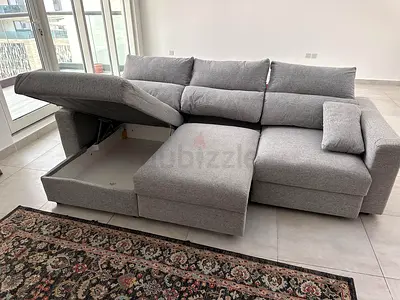Excellent Condition Ikea Eskelstuna Sofa Bed with Storage
