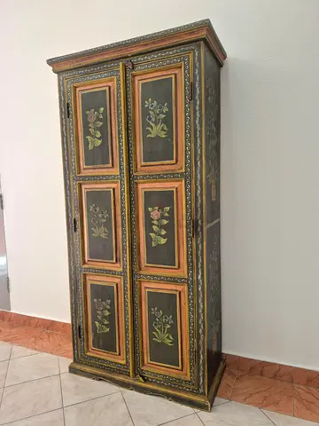 Vintage Hand Painted Cabinet