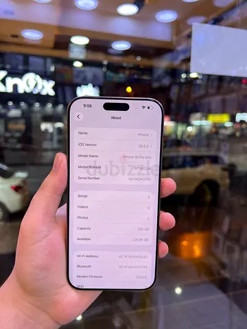 iPhone 16 Pro Max - Good Condition, 256GB (national)