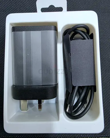 65W PD 3-Port USB-C Power Adapter Trio (2x USB-C + 1x USB-A) - Black
