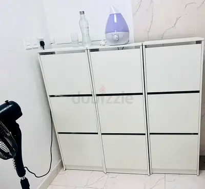 Ikea 3 compartment shoe rack