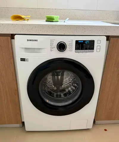 Free Delivery SAMSUNG 9KG Washing Machine Latest Model With Digital Clock 60x60 cm