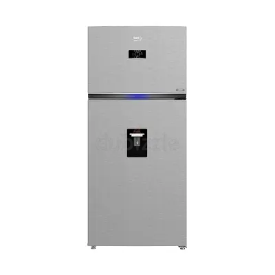 Beko 650L Double Door Refrigerator with Water Dispenser, RDNE700E40DZXP