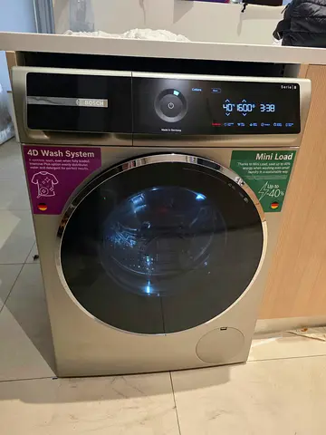 Bosch series 8 9kg capacity washing machine