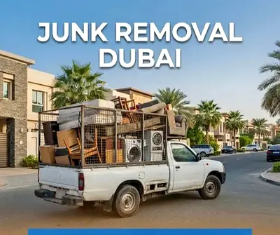 Junk Removal Service Pickup Truck - Household & Furniture Disposal in Dubai