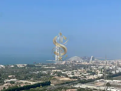 Elite 2BR High-Floor Corner Suite | Dual Views of Burj Al Arab & Palm Jumeirah | Balcony