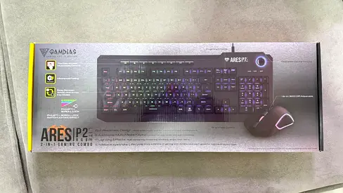 Arestec Ares P2 RGB Gaming Keyboard and Mouse Combo - New/Unused