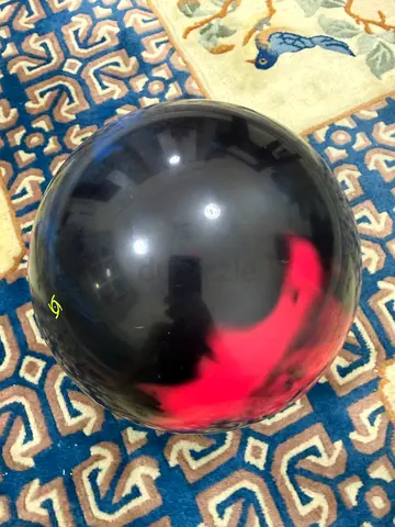 Black bowling ball (used) - good condition negotiable