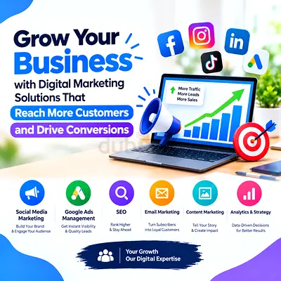 Grow Your Business with Digital Marketing Solutions That Reach More Customers and Drive Conversions