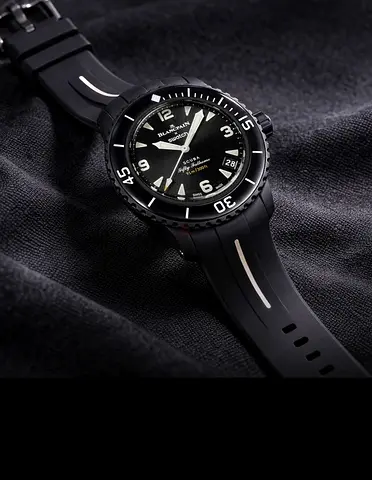 Black Blancpain x Swatch Fifty Fathoms Bathyscaphe Automatic Men's Watch