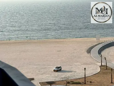2 Bedroom Apartment with Sea View on Ajman Corniche, Balcony, Central AC, AED 45K