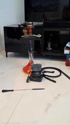 Used Hookah / Shisha Set with Hose and Charcoal Heater. Alpha Hookah Model X
