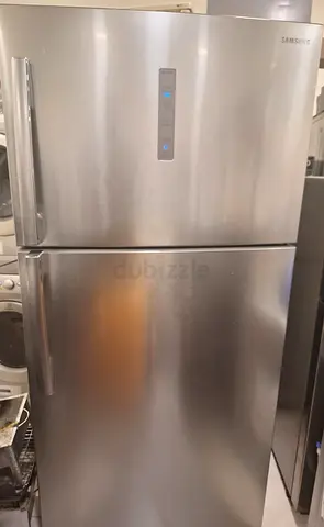 Samsung Top Freezer Refrigerator - Stainless Steel, Good Condition