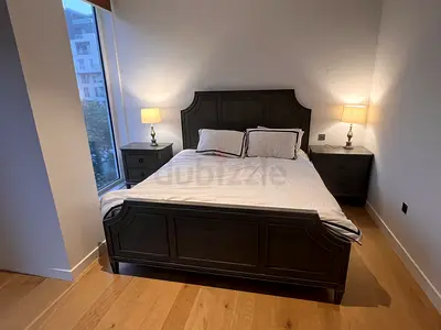 King bed frame 180x200 solid wood grey (Pan Home Rezza)