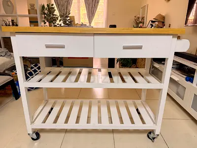 Kitchen island from home center