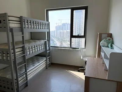 Triple Bunk Bed Frame (Derby Climber) - 90 x 200 cm, Grey