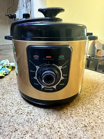 Used Electric Slow Cooker / Multi Cooker - Stainless Steel, 3.5-6L (works well)