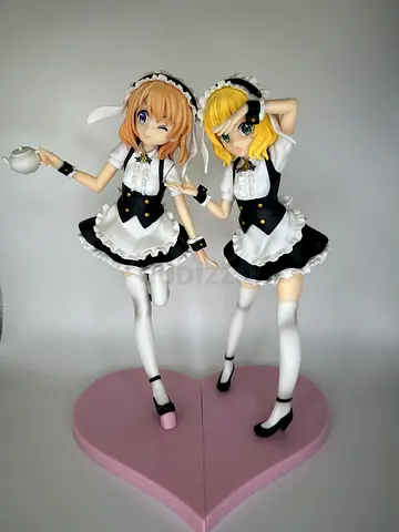 Cocoa & Syaro (Maid, heart base) - Is the Order a Rabbit? Prize Figure (Boxed)