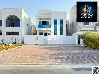 A luxurious two-story villa with a rooftop, situated on a 5,000-square-foot plot featuring a 30-met