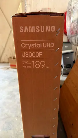Samsung 75 inche tv- brand new packed piece
