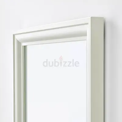 IKEA White Framed Wall Mirror - Classic Rectangular Design