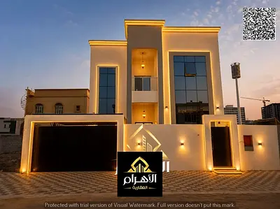 Villa for sale in the Al Yasmeen area, Ajman. Two floors, excellent price, freehold, spacious courtyard, and a prime location.