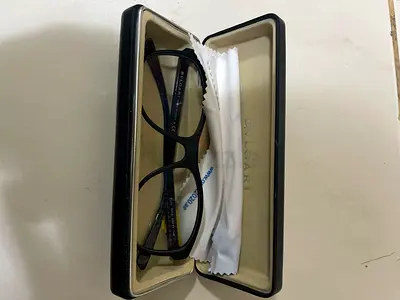 BVLGARI Brand original made in Italy clear eye glass 140 Sz