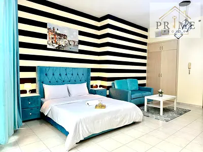 Close To Metro  || 6000 AED Included || FULLY FURNISHED STUDIO WITH BALCONY