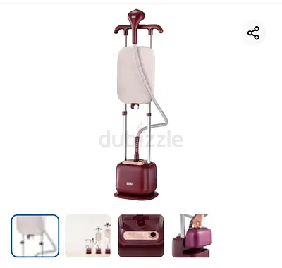 Black and decker Standing Garment Steamer with Adjustable Pole and Ironing Board - new