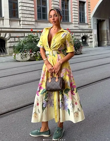 Bloggers Favourite Zara Floral Print Dress in Floral Print