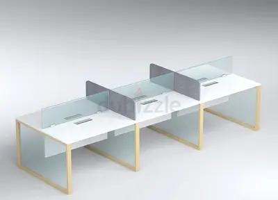Exclusive 6 Seater Workstation Desk Design | Luxury Workstation Desk UAE