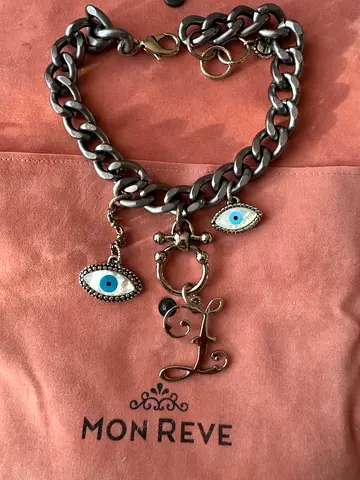 Necklace Silver Plated by famous Mon Reve a well-established fashion jewelry brand