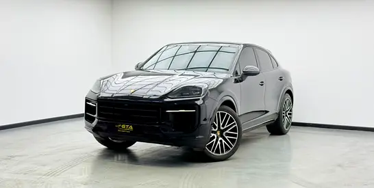 2024 Porsche Cayenne Coupe, Porsche Warranty+Service Contract+Full Service History, GCC Specs.