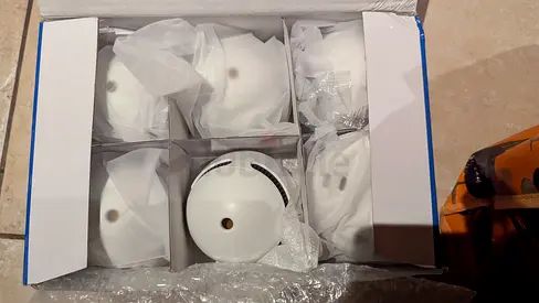 Set of 6 Ceiling Smoke Detectors — New in Box