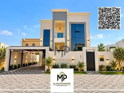 Luxurious Modern Villa for Sale in Al Yasmeen, Ajman | 4 Master Bedrooms | Ground + First Floor