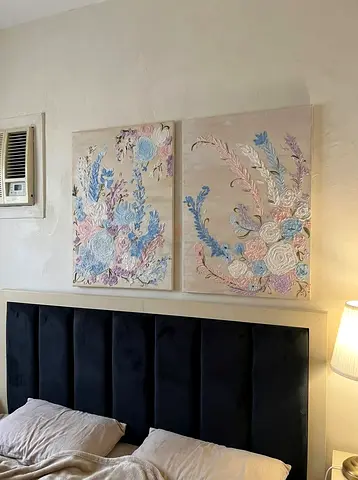 2 HANDMADE TEXTURE ART