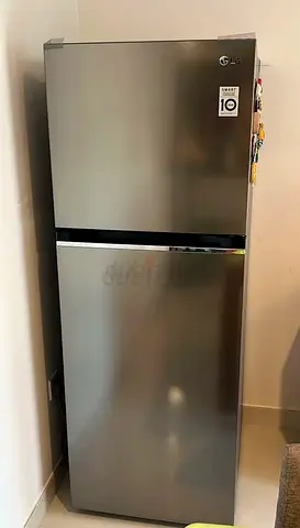 LG fridge 442 litter steel Body Good Condition,