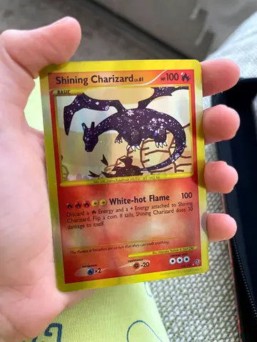 Shining Charizard Holo Pokémon Card - Single Collectible (Near Mint)