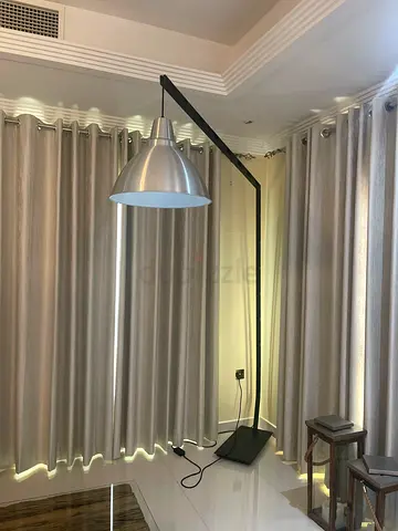 Timothy Oulton Style Oversized Industrial Crane Floor Lamp