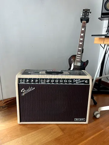 Fender Tone Master Deluxe Reverb Blonde 1x12 Guitar Combo Amp - Like New