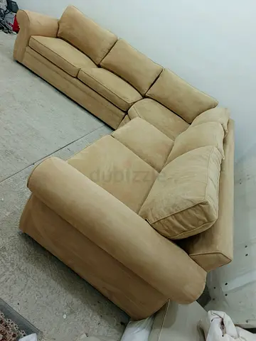 Perfect condition pottery barn beige color corner sofa