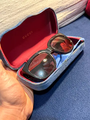 Original Gucci Sunglasses with Gold Hinges
